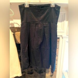 Strapless, seersucker summer dress